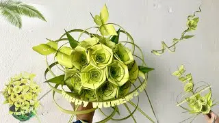 DIY Coconut Leaf Roses: A Beautiful Women's Day Gift