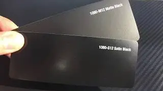 3M 1080 Matte Black vs Satin Black UltimateTuning.nl