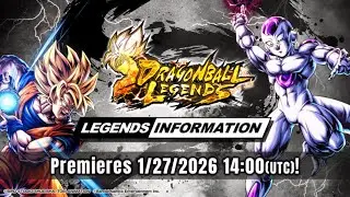 LEGENDS INFORMATION Premieres 2026-01-27 Dragon Ball Legends Dragon Ball Daima Celebration 2026 News