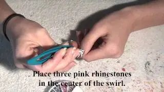 Peppermint Swirl Nails