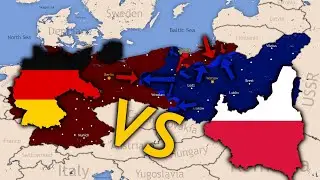 Weimar Republic vs Poland | Country vs Country Simulation Animation 1932