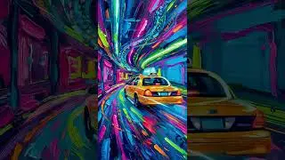 AI City in 2026: A Living Masterpiece 🤖🎷 | Yellow Cab Jazz #jazz #relaxnightjazz #studymusic #Shorts