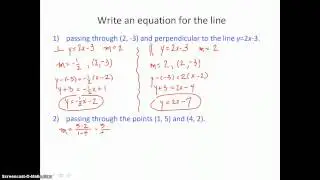 Algebra 2:  Chapter 2, Section 4