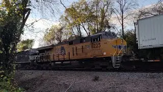 NS 25A with UP 8225 trailing in Charlottesville Virginia