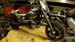 motocross welding scrap metal build
