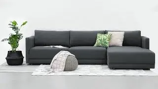 Bailey L-Shaped Sofa Bed by HipVan