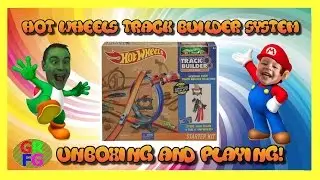 Hot Wheels Track Builder System: Starter Kit Unboxing, Building and Playing
