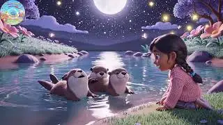 Five Little Baby Otters Float, Float, Float AV1 | Nursery Rhymes for Kids and Fun Baby Songs