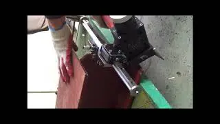 [DCSENG/ENGLISH] H beam processing demonstration, portable hand beveler &lsquo;S-CM4&rsquo;
