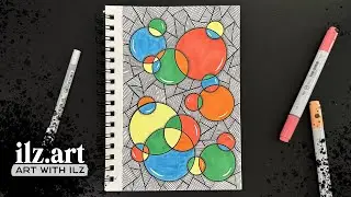 Doodle Art Tutorial: Spectral Tide by @artwithilz