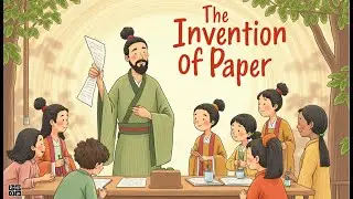 Invention of Paper | Flipbook Biography for Kids | English Learning