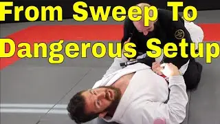 Full Guard Sweep / Submission Setup Against Tight Top Pressure
