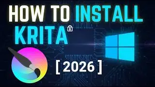 How to Install Krita on Windows 10/11 [ 2026 Update ] Get Started with Krita | Digital Painting