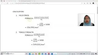 DJJ30113- TENSILE TEST ON MILD STEEL VIRTUAL LAB.