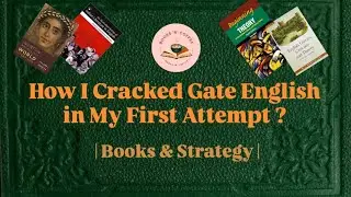 How I Cracked GATE English in My First Attempt |   Books & Strategy