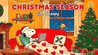 Snoopy&rsquo;s Christmas Reading Nook 📚 Warm Lofi for Cozy Winter ❄️ Calm Beats & Holiday Peace Loop
