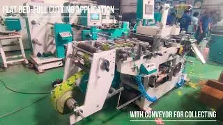 Flat Bed-Full Cutting Application Machine