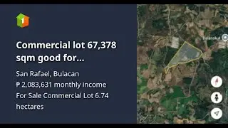 Commercial lot 67,378 sqm good for warehouse,mini subdivision or industrial