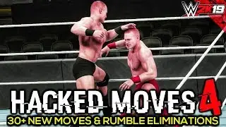 WWE 2K19 Hacked Moves Pack 4 | New Finishers, Signatures & Royal Rumble Eliminations