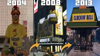 Evolution of Cluckin' Bell in GTA Games