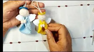 Angelitos-crochet muy fáciles para emprendimiento o regalar