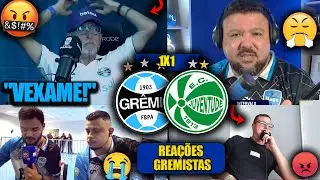 REAÇÕES dos GREMISTAS - GRÊMIO 1X1 JUVENTUDE - GAUCHÃO 2026 - REACT VAMOS RIR DO FARID E BAGÉ!