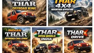 Modified Mahindra Thar Car Games: Indian Cars (Gadi Wala Game) - Car Game Android Gameplay 2026