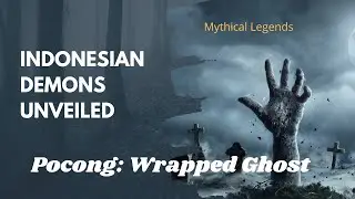Pocong an Indonesian ghost wrapped in a burial shroud #spirits #demons #supernatural #ghosts #myths