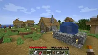 Minecraft  Ian32 encontr&eacute; una aldea