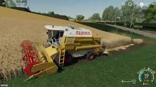 Farming Simulator 2019 mods Claas Dominator 106 Yellow