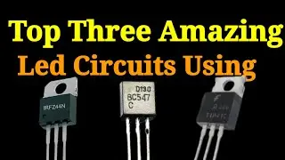 Top 3 Amazing Electronic projects Using BC547 TIP41C IRFZ44N |#how |@Shaktitechshakti