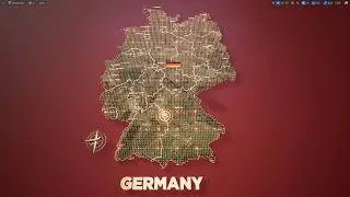 UE Germany Map HD Use: Materials 02 - Illuminated Overlay Texture