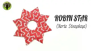 Robin Star by Maria Sinayskaya - Variation 1 - DIY origami Tutorial by Paper Folds - 848