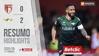 Resumo: AVS 0-2 Moreirense (Liga 25/26 #17)