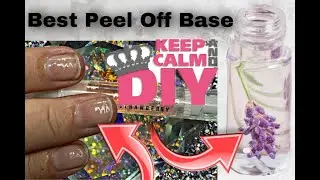 👍🏻Testing Cuticle Oil as A Peel Off Base Method!! Does it Work?? BEST NAIL HACK/DIY