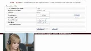 Using Semafone to take a typical credit card payment