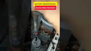 Battery excess water removal techniques | Battery Maintenance #battery #Repair #VGuard