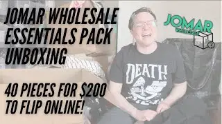 Jomar Wholesale Essentials Reseller Pack Unboxing - 40 Pieces for $200 to sell on Poshmark & Ebay!