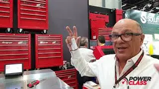 Carrinho de ferramentas inteligente snap-on com abertura  biométrica ou cartão