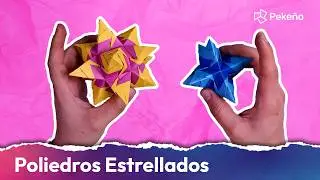 Origami Modular | Tutorial de Estrellas de papel con 24 y 12 piezas | Peke&ntilde;o 💜