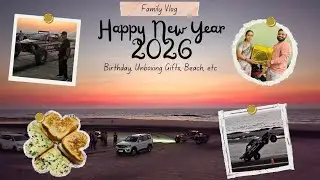 New Year 2026 Family Vlog: A Quiet family Reunion  || Gautam Singhania Drifting at Mandwa Beach 
