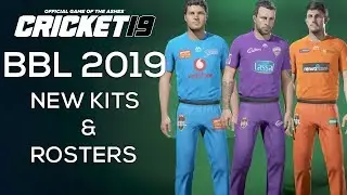 Cricket 19 Tutorial - How To Get Big Bash League 19/20 (BBL 09) Kits & Updated Rosters [4K]
