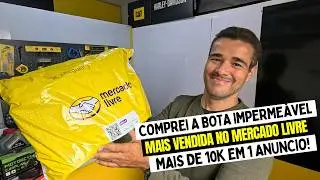 BOTA DE CHUVA STRADEIRO, ESSA É A QUE MAIS VENDE NO MERCADO LIVRE E UMA DAS MELHORES AVALIADAS