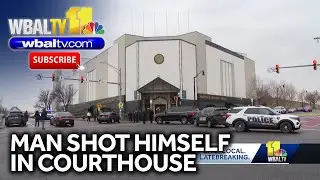 Man 'critical' after self-inflicted gunshot at court