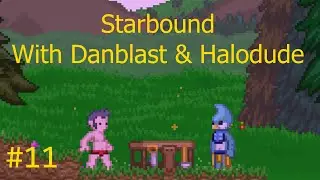StarBound Winter Update Co-Op With Danblast & Halodude - Episode 11 - Penguin UFO!