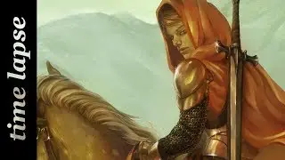 Red Riding Hood - Digital Painting Time Lapse