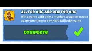 BTD6 All for One and One for One Achievement Guide #btd6 #btd