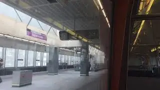 U-Bahnlinie U2 mit Typ U2 von Aspernstra&szlig;e-Hausfeldstra&szlig;e