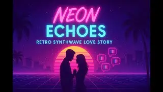 🌃 Neon Echoes 💔 Retro Synthwave Love Story | Multilingual Spoken Word & Chillwave