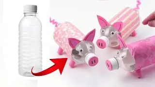 DIY money  bank from  waste bottle //Diy piggy  bank //how to make